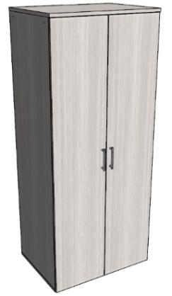 Шкаф гардероб с продольной штангой 800х580х1910